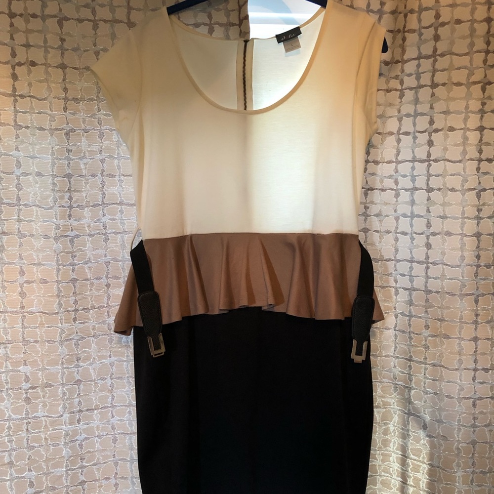 Peplum Belt Dress